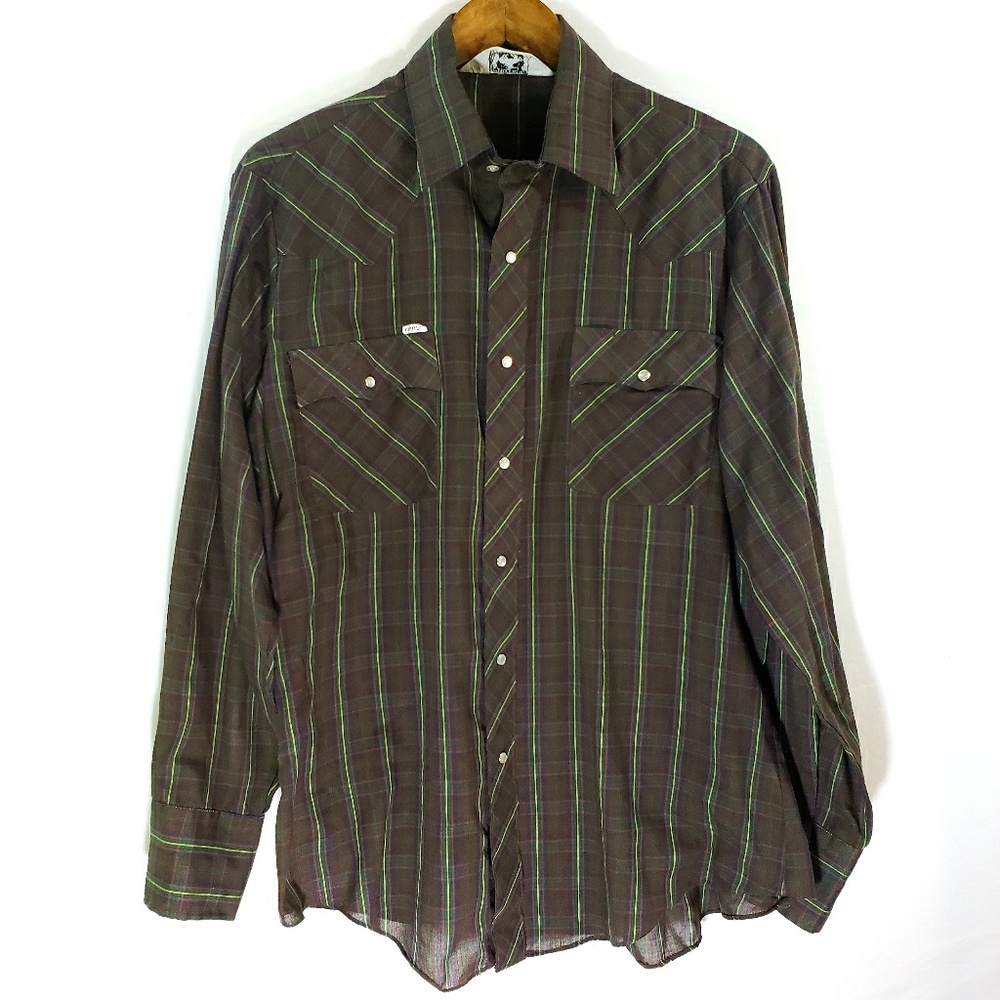 VTG Chute #1 Vintage Pearl Snap Western